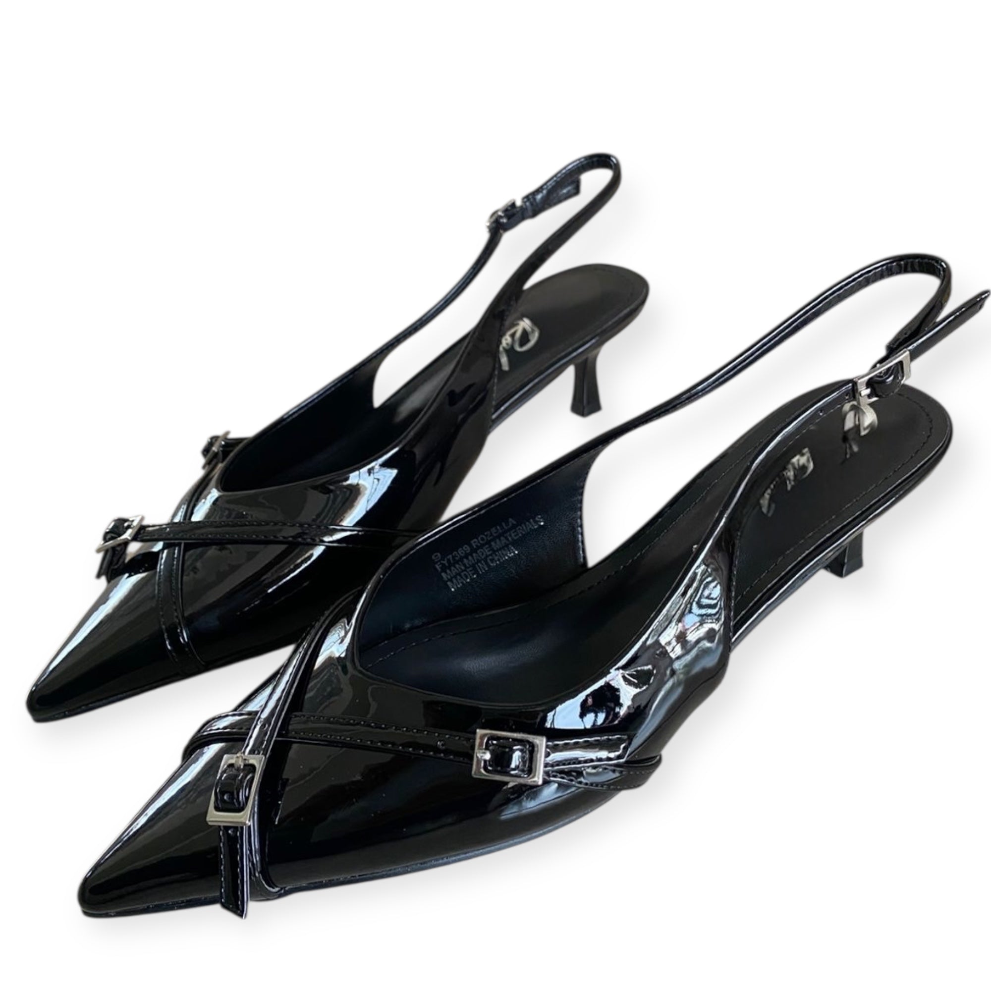 PUMPS HEBILLAS NEGRO