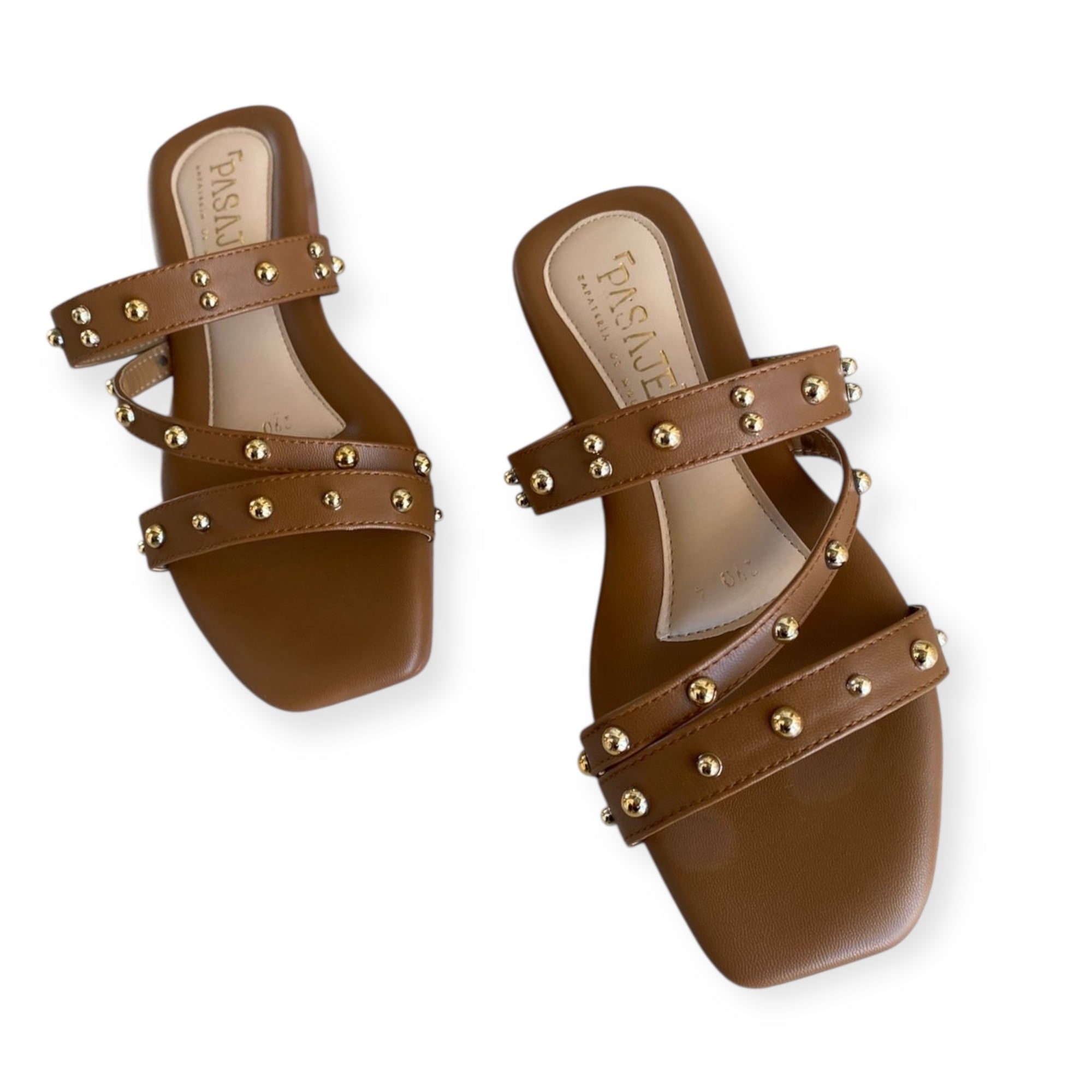 STRAPPY ESTOPEROLES CAMMEL