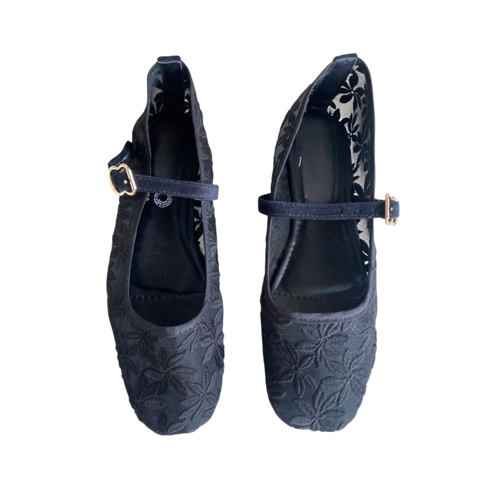 FLATS FLORES NEGRO
