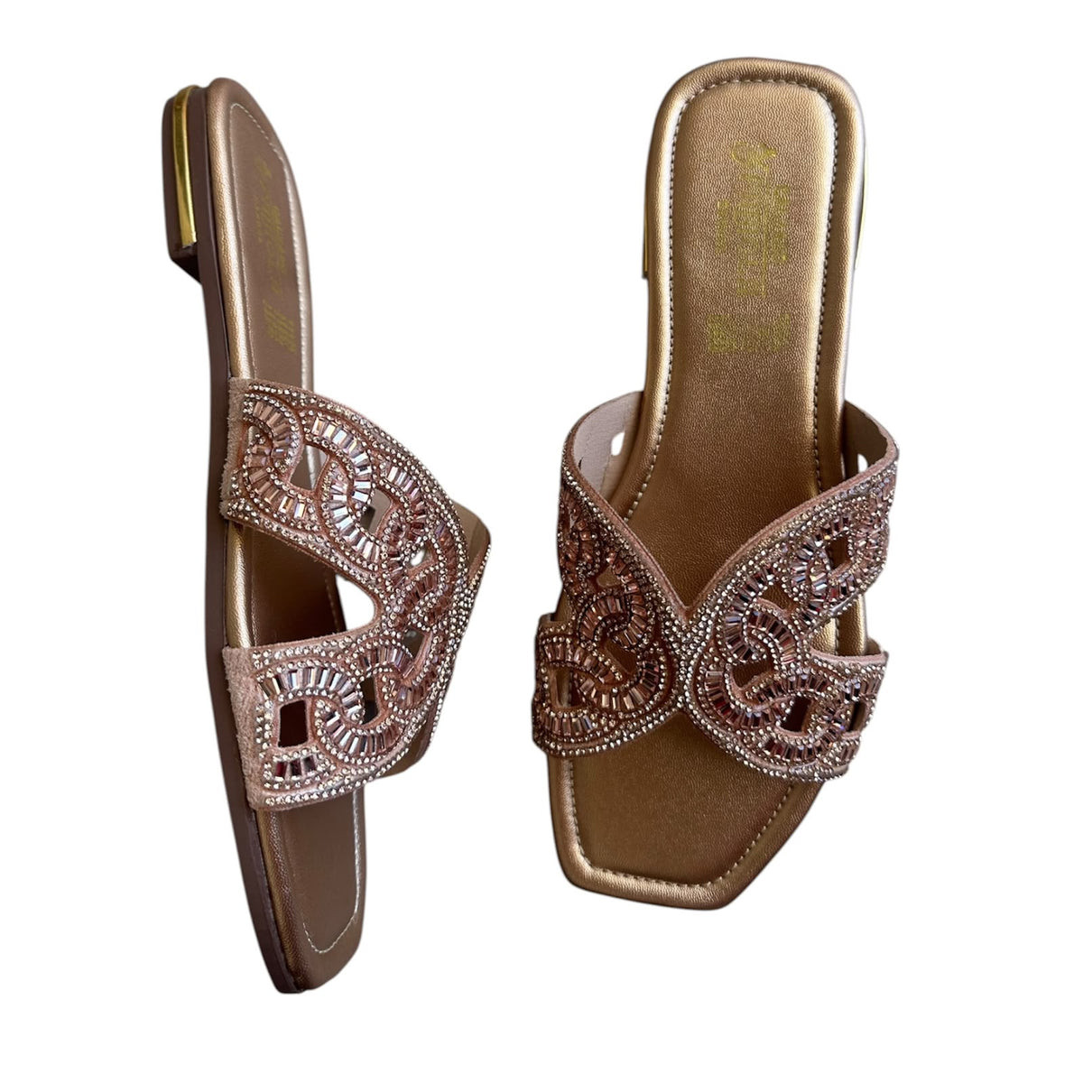 SANDALIA CHAINS ROSEGOLD
