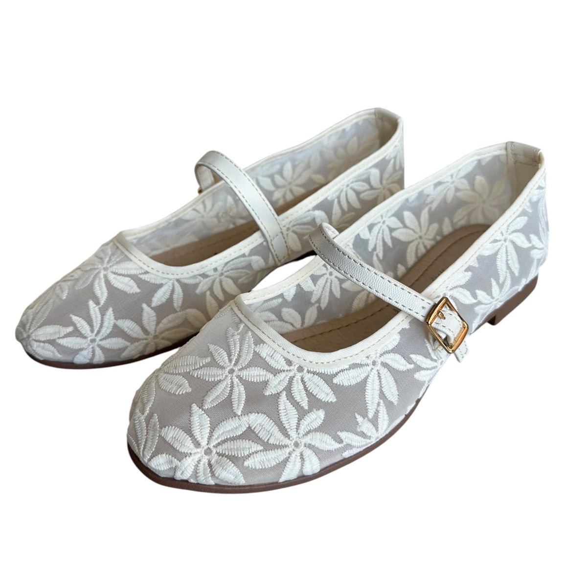 FLATS FLORES BEIGE