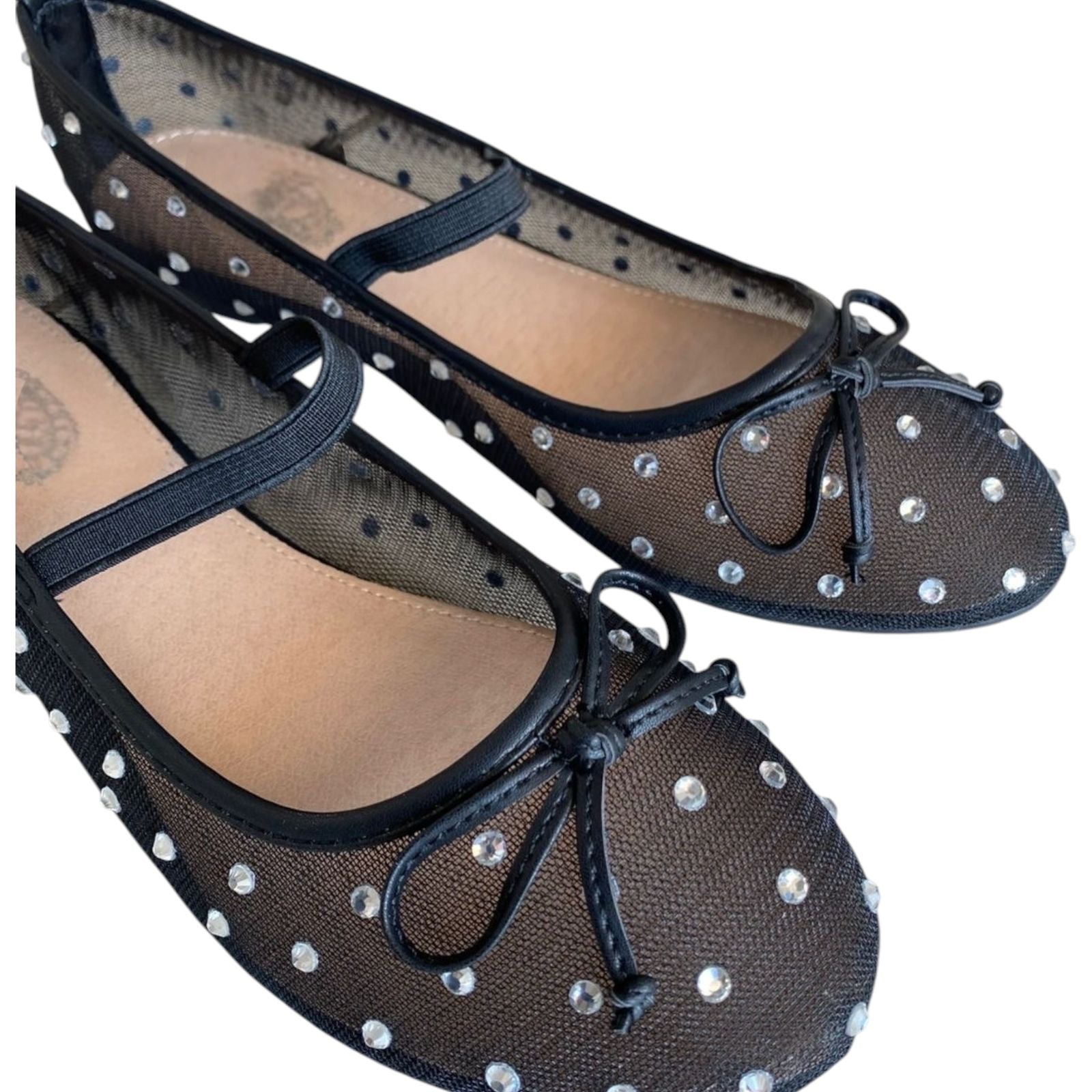 BALLERINA NEGRO BRILLOS