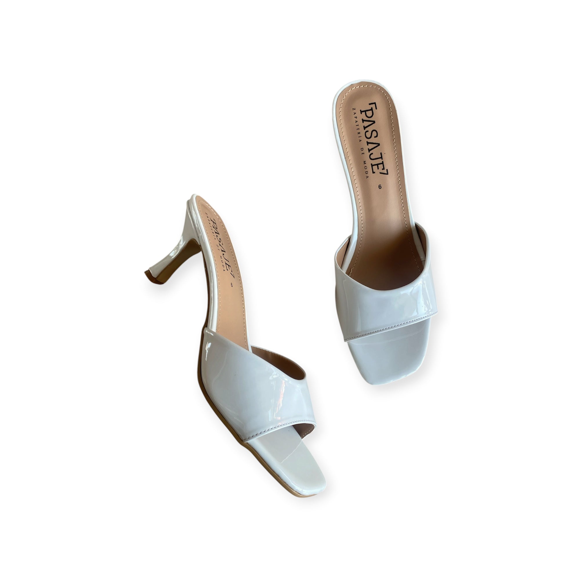 KITTEN HEELS BLANCO