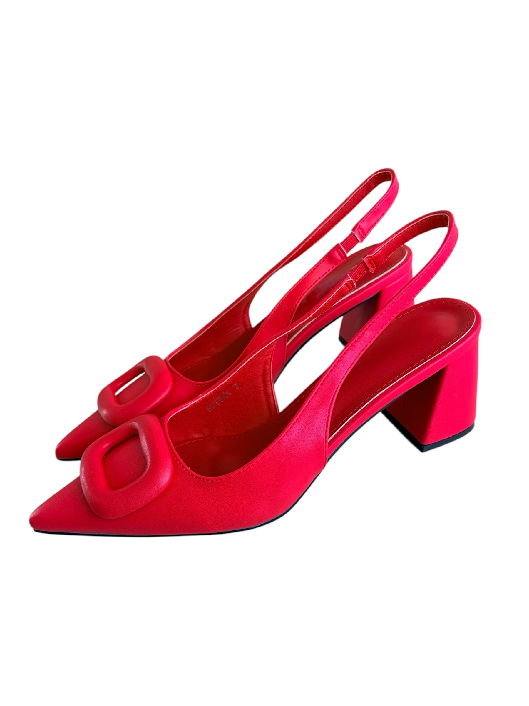PUMPS COMFY ROJO