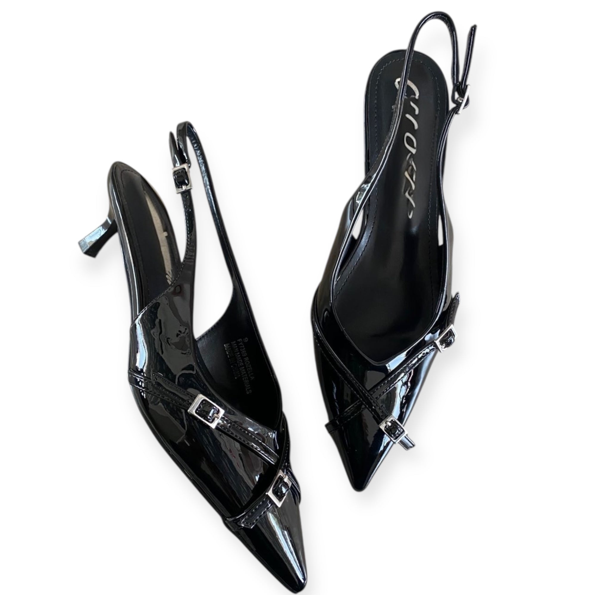 PUMPS HEBILLAS NEGRO