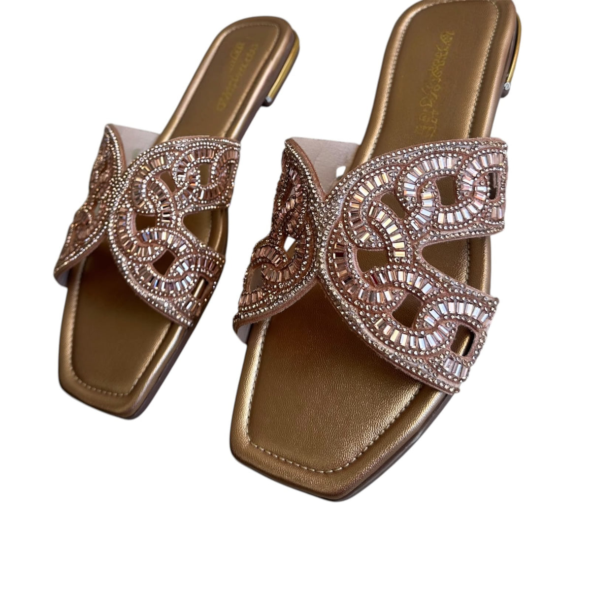 SANDALIA CHAINS ROSEGOLD