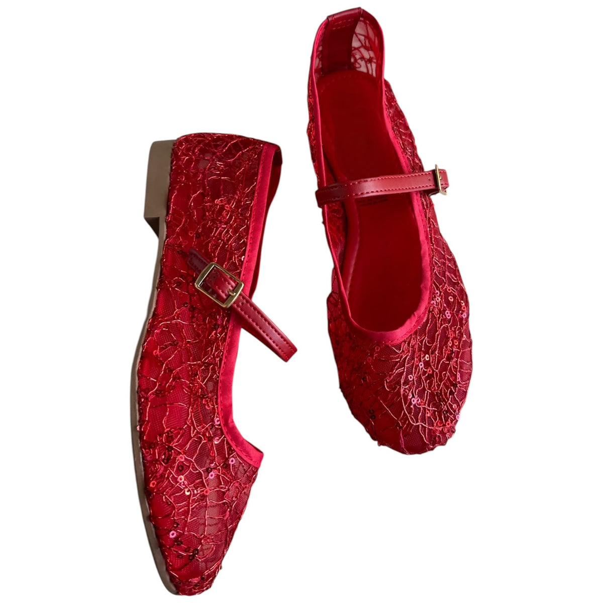 FLATS BRILLOS ROJOS