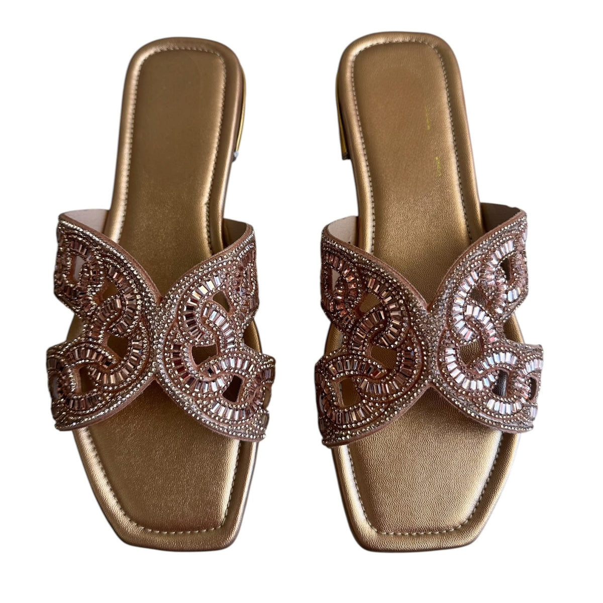 SANDALIA CHAINS ROSEGOLD