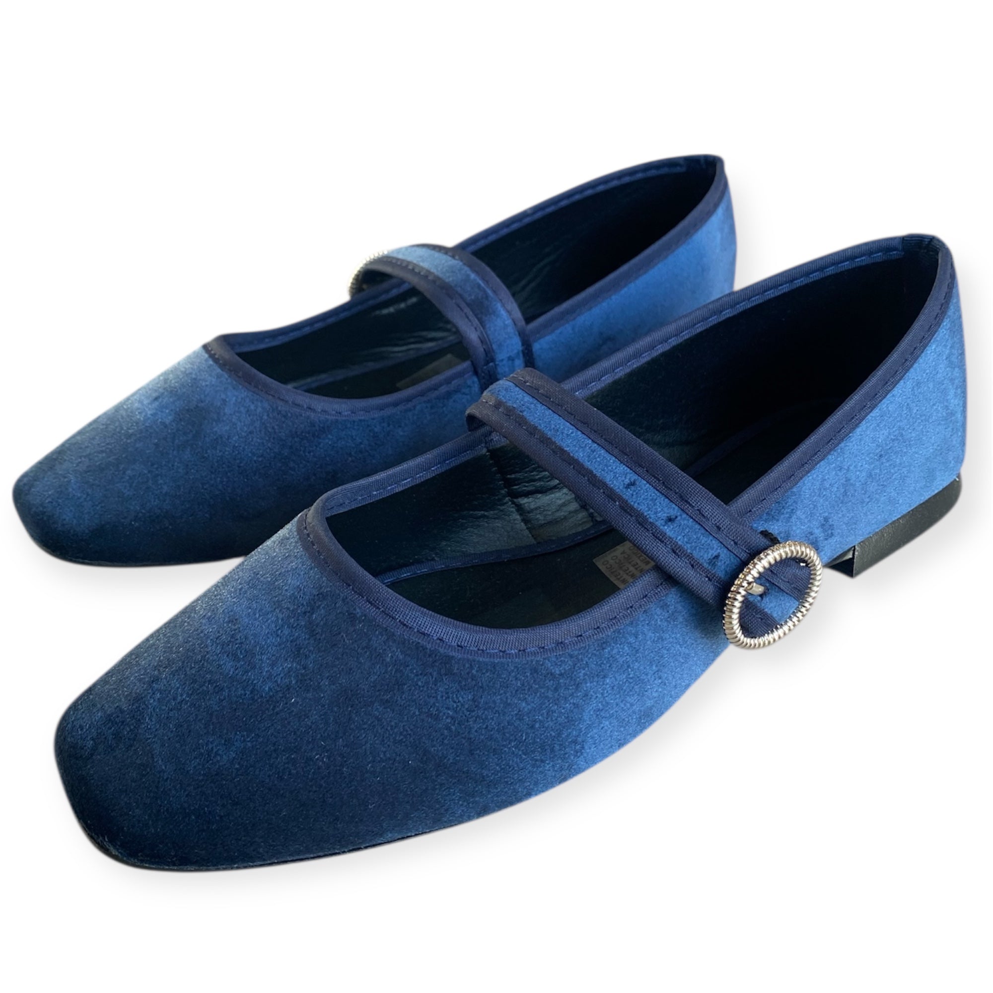 FLATS GAMUZA MARINO