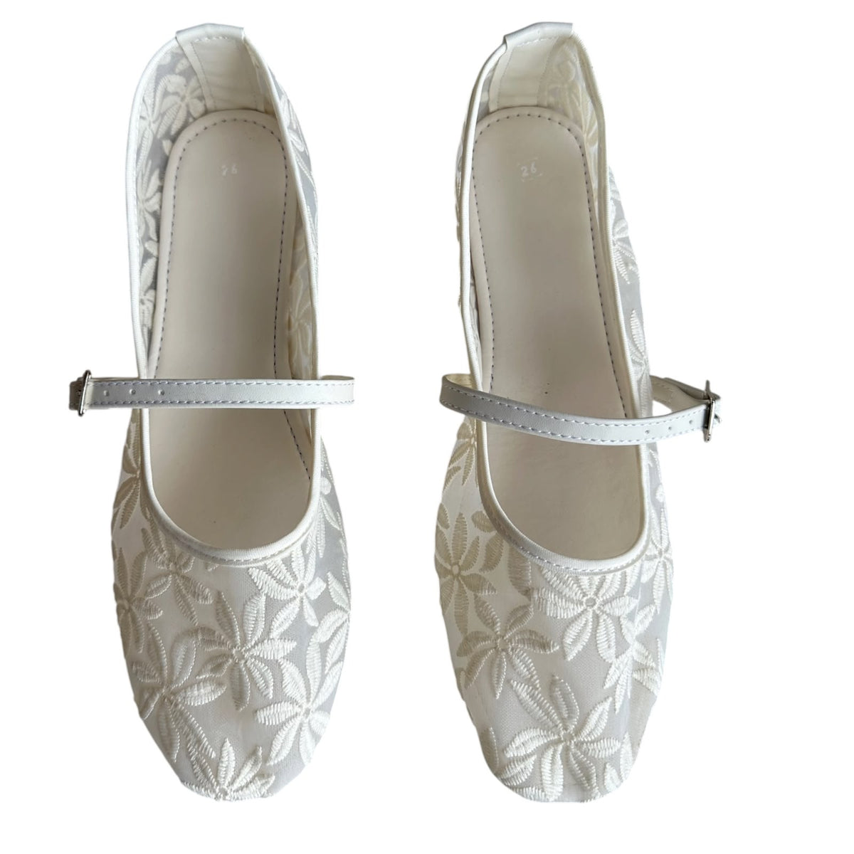 FLATS FLORES BLANCO