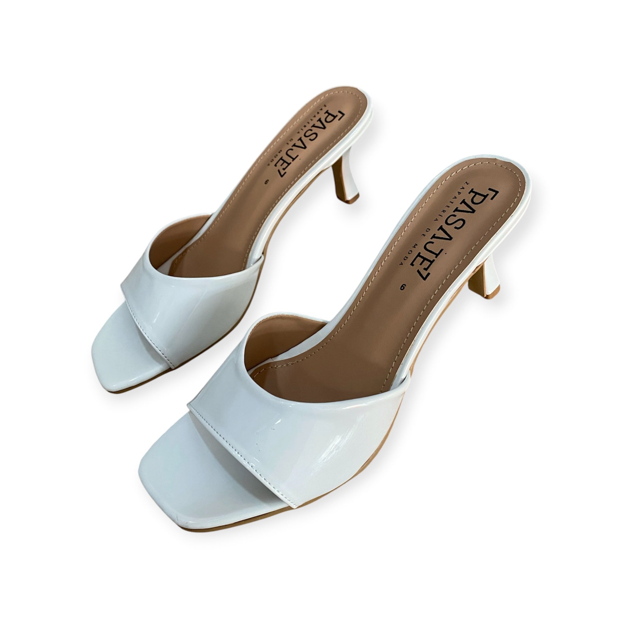 KITTEN HEELS BLANCO