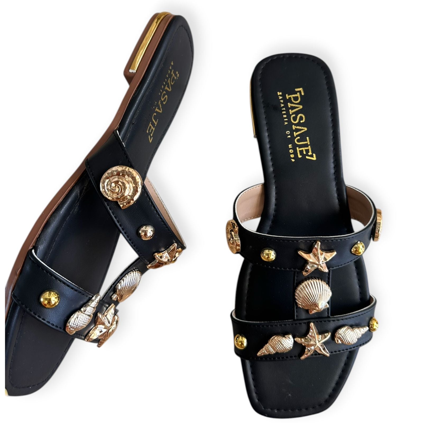 SANDALIA CORAL NEGRO