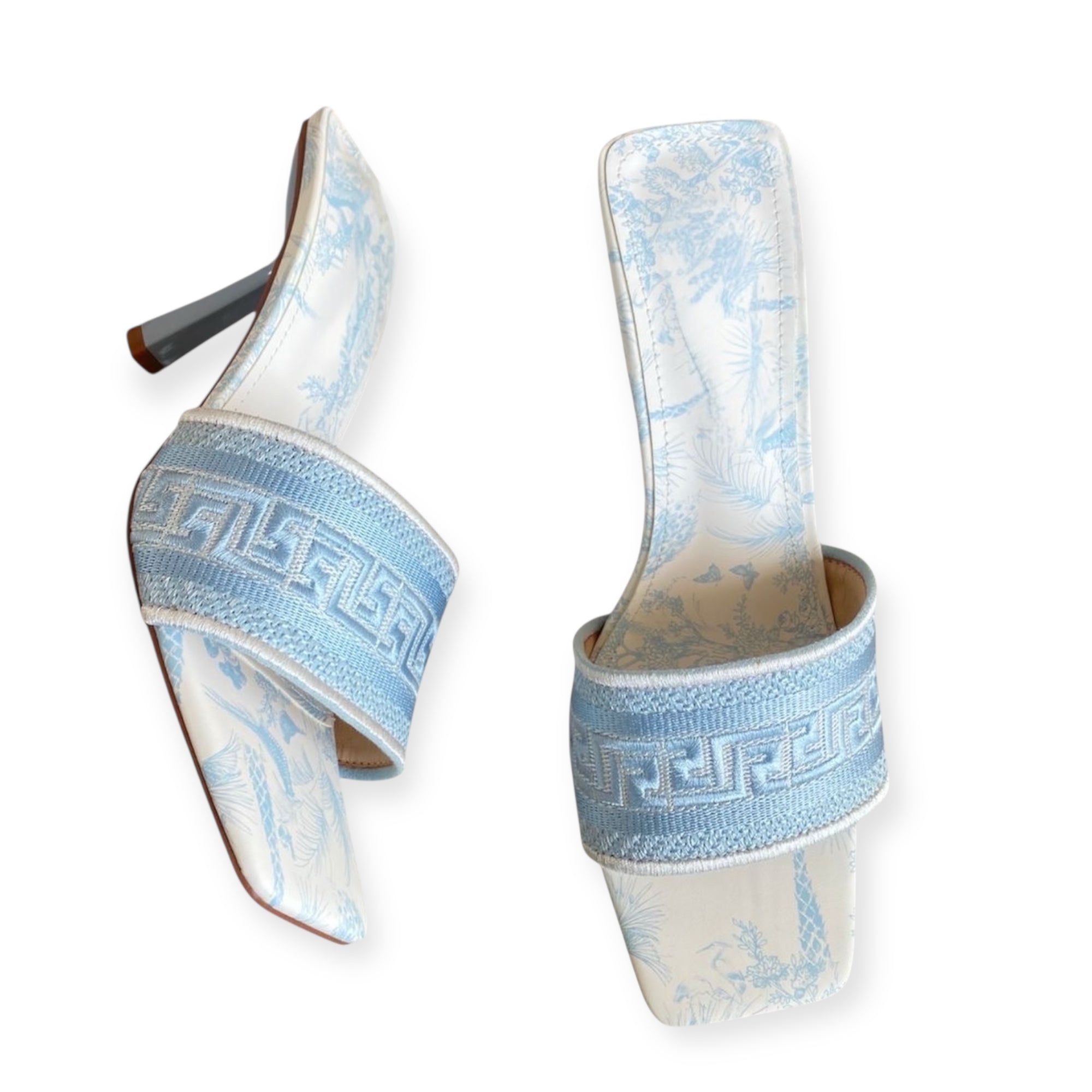 KITTEN HEELS AZUL