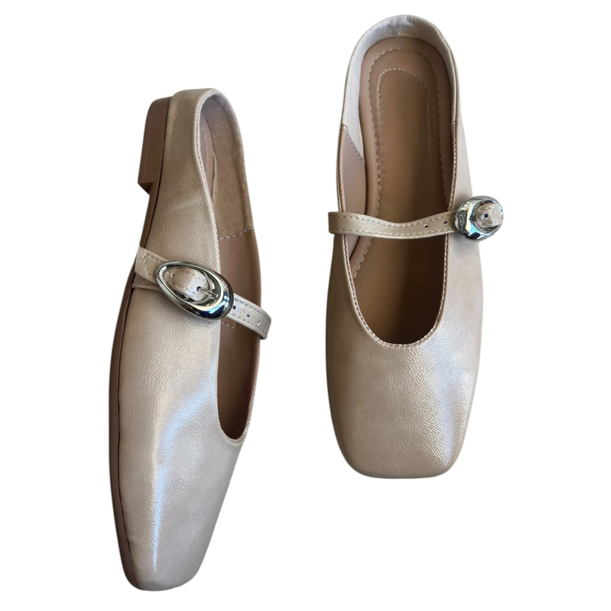 FLAT MULES NUDE