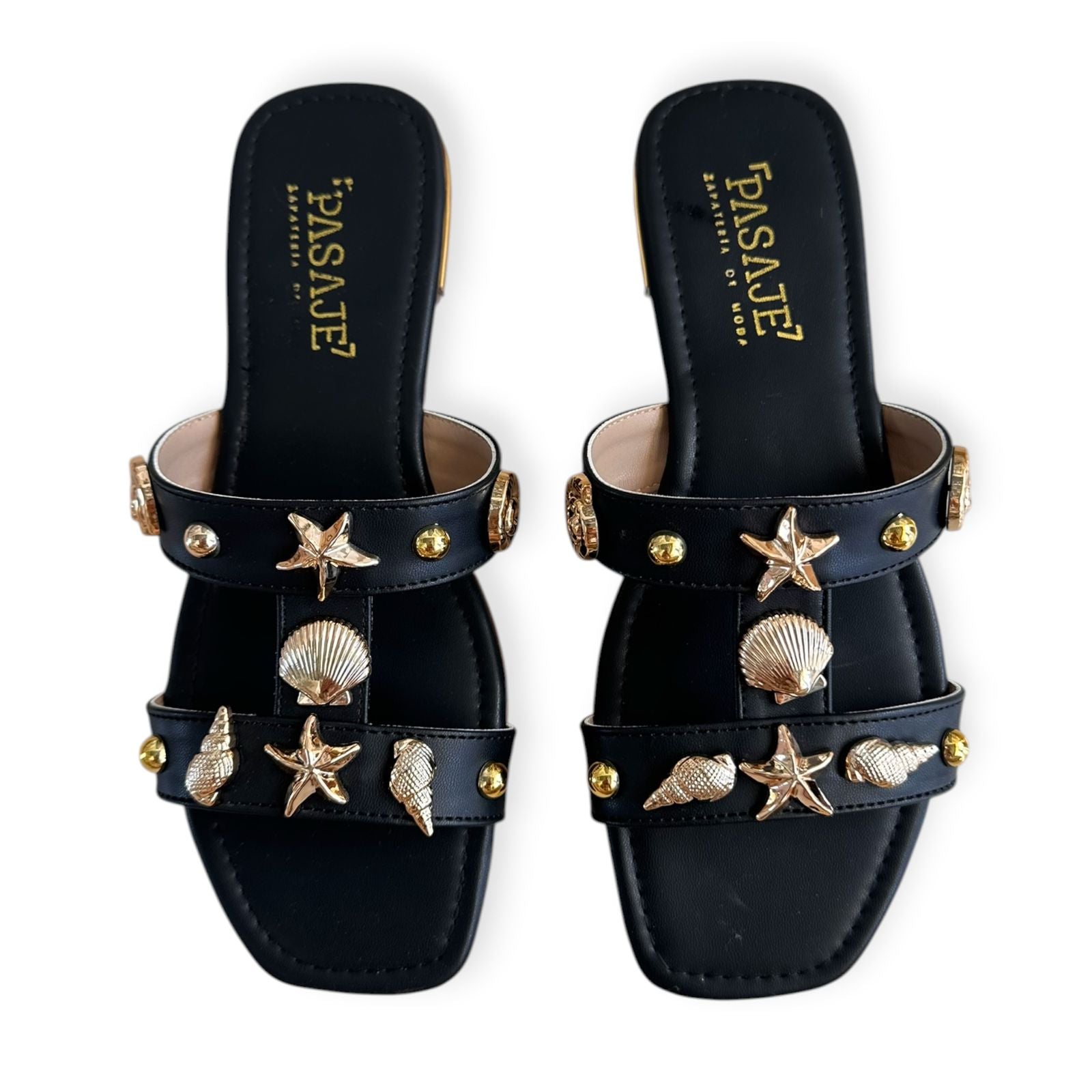 SANDALIA CORAL NEGRO